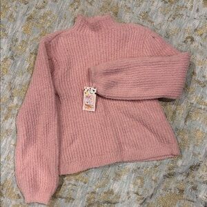 Harper Canyon Blush Knit Kids Sweater